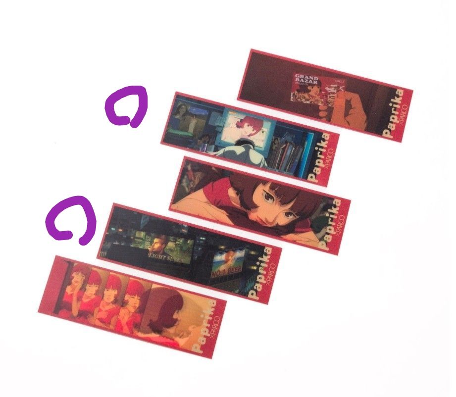 パプリカ オリジナルブックマーカー しおり PARCOノベルティ千葉敦子 2