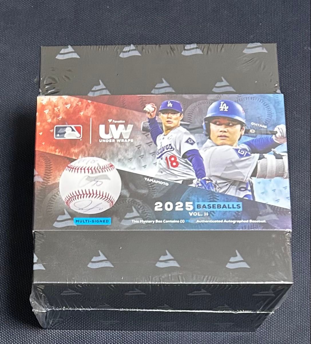 未開封】Fanatics Under Wraps 2025 Baseballs Vol II MLB公式 直筆