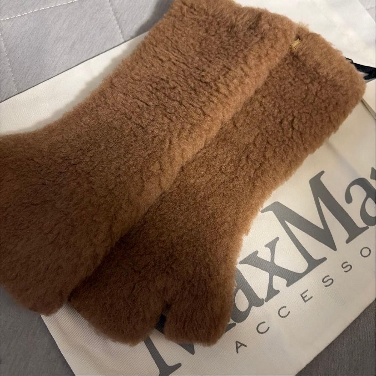 本日限定価格 MaxMara マックスマーラ テディベア アームカバー 手袋