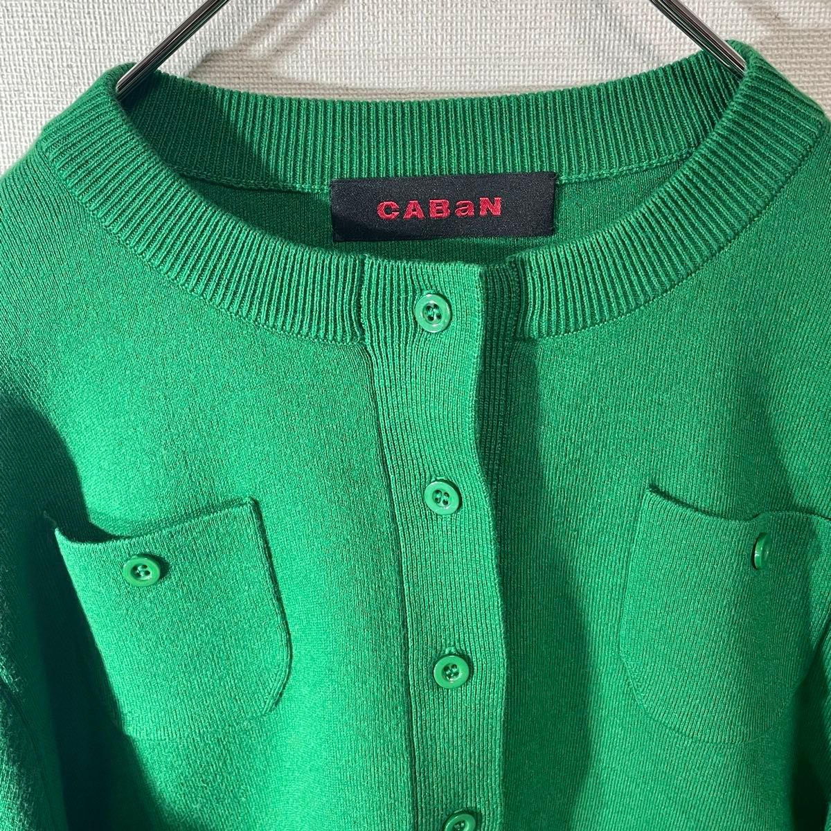 新品未使用 CABaN キャバン コットン カシミヤ クルーネック