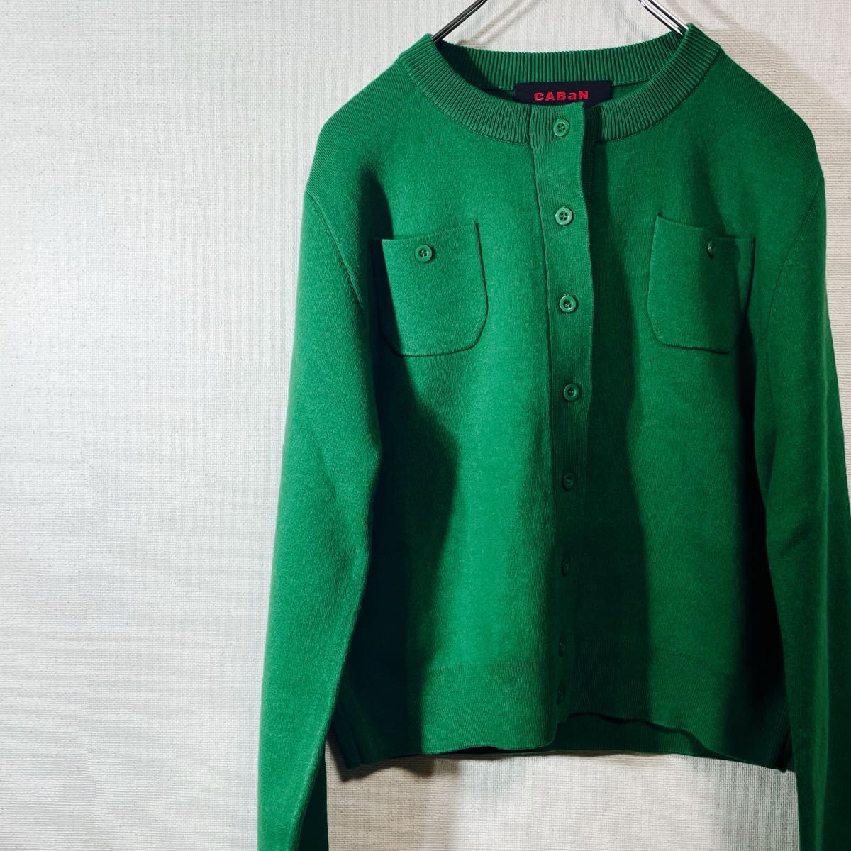 新品未使用 CABaN キャバン コットン カシミヤ クルーネック