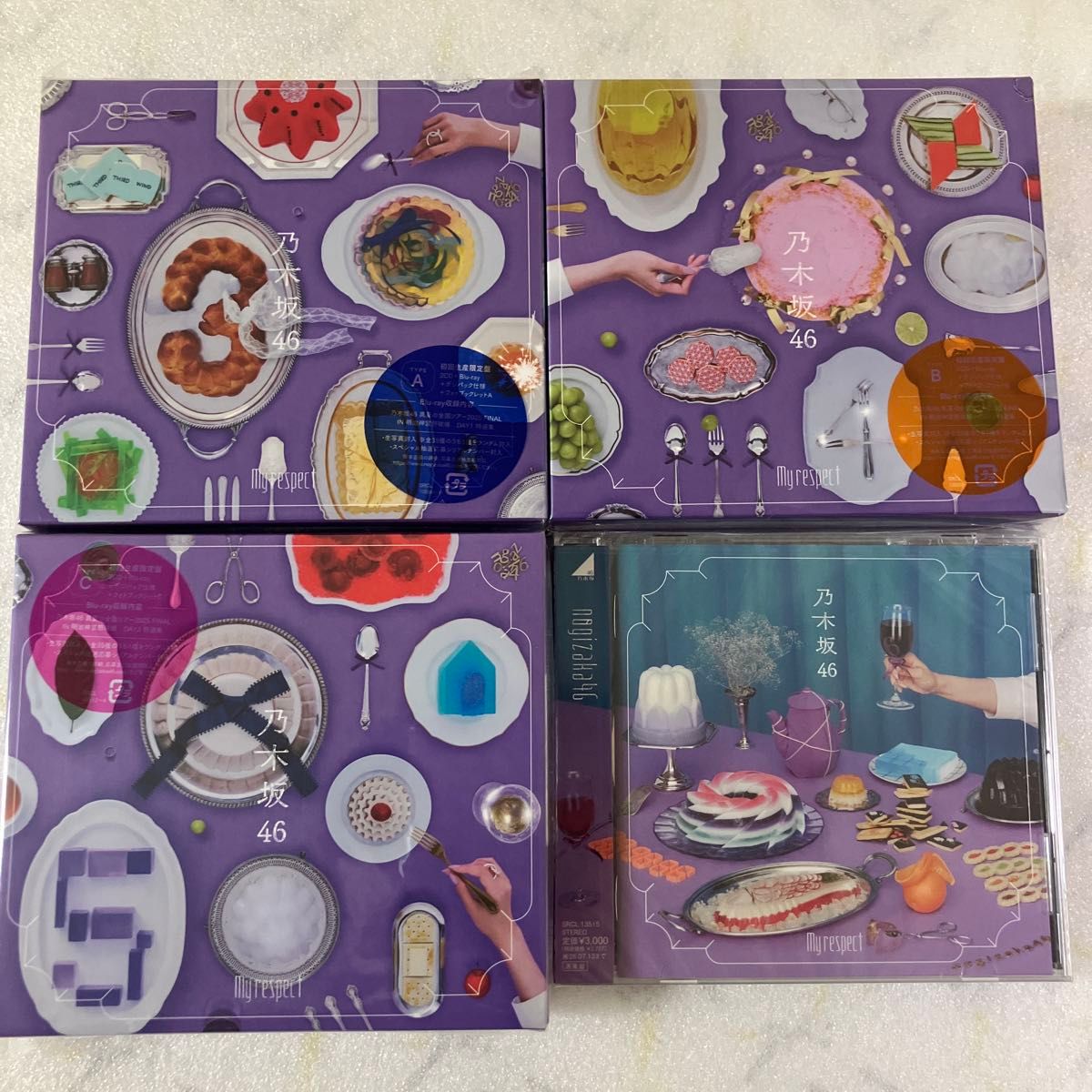 乃木坂46 My respect Type A B C 通常盤 4形態セット Amazon.co.jp: My