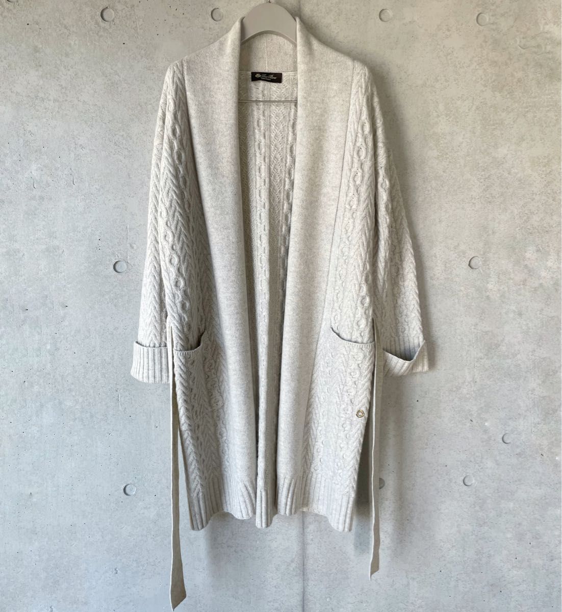 ロロピアーナ カシミヤ ニットカーディガン ケーブル編み｜Yahoo