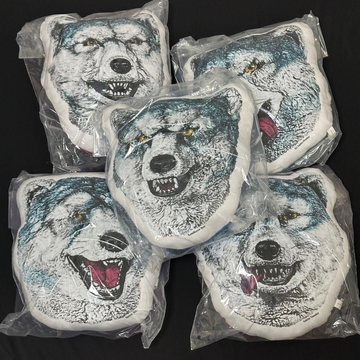 MAN WITH A MISSION 一番くじ フェイスクッション マンウィズ mwam