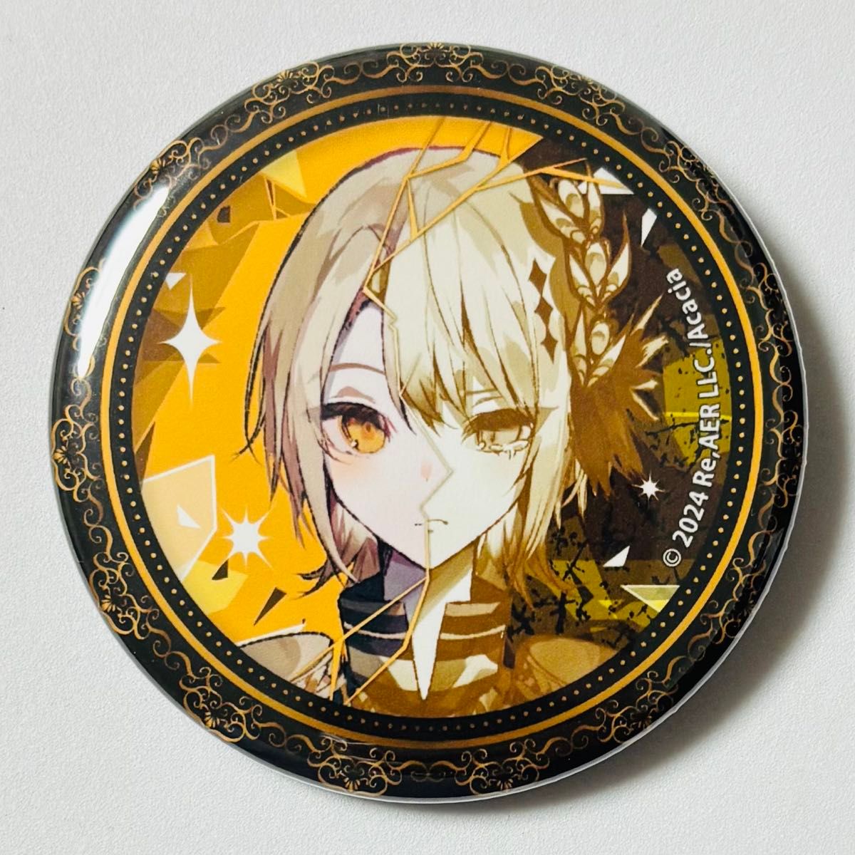 魔法少女ノ魔女裁判 くじメイト E-5賞 希望or絶望 缶バッジ 蓮見レイア