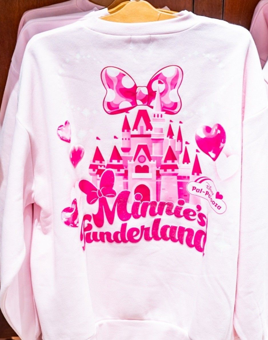 ディズニー パルパルーザ ミニー ファンダーランド トレーナー ピンク