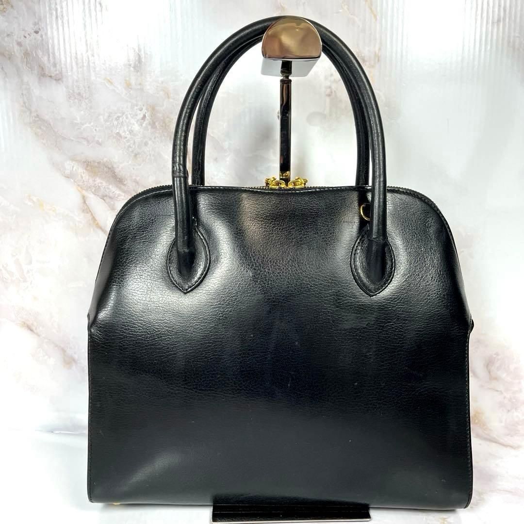 Salvatore Ferragamo ガンチーニジップ ハンドバッグ レザー