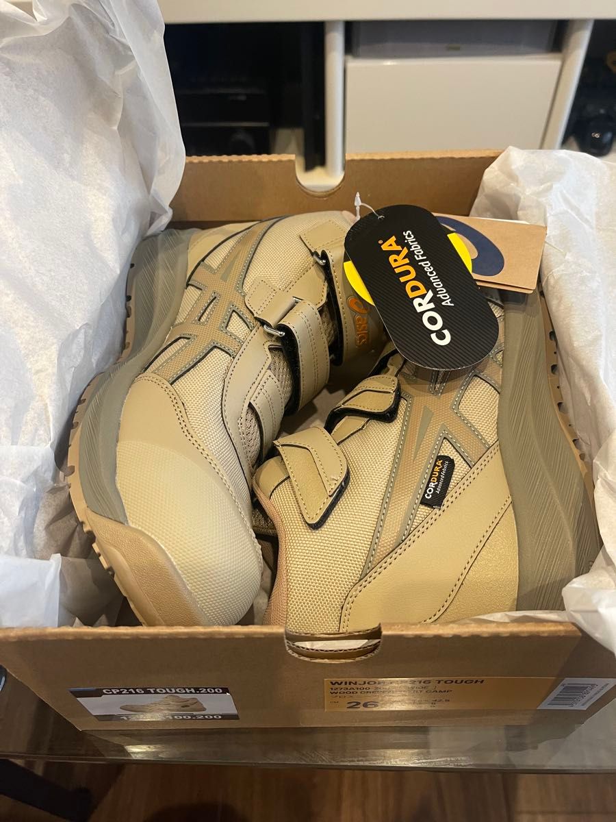 限定 新品 ASICS CP216 TOUGH 200 安全靴 26 5cm｜Yahoo!フリマ（旧