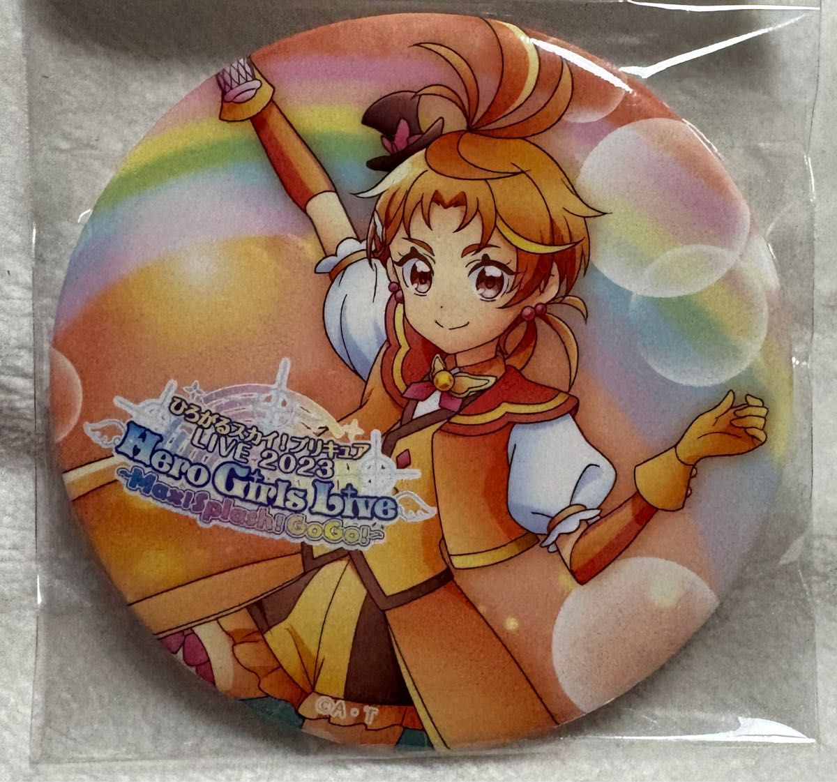 キュアウィング ひろがるスカイ プリキュア ライブ LIVE 缶バッジ 夕凪