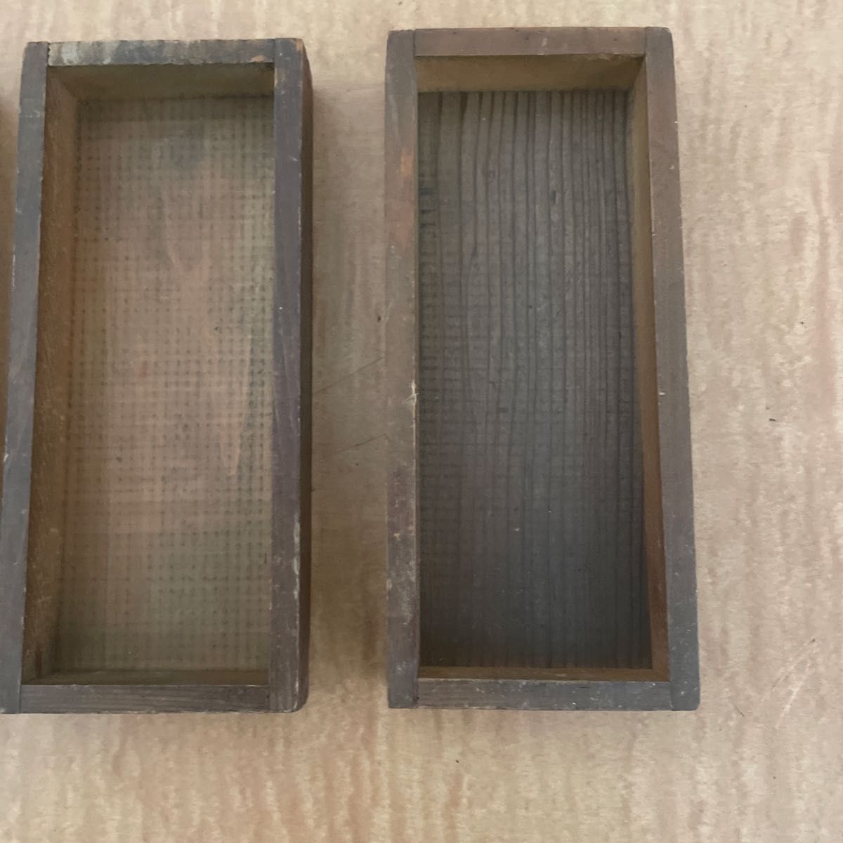 珍しい小型】Y40-1/活版印刷所で使われていた小箱（文選箱）50枚