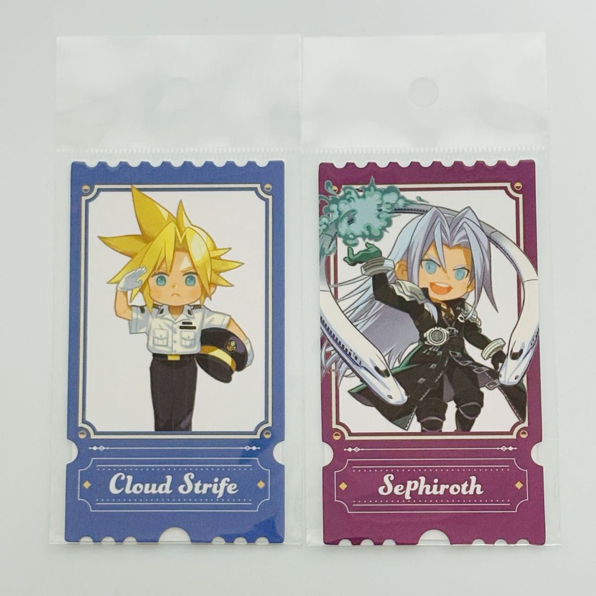 FF7×JR東海 推し旅 コラボグッズ ステッカー クラウド＆セフィロス