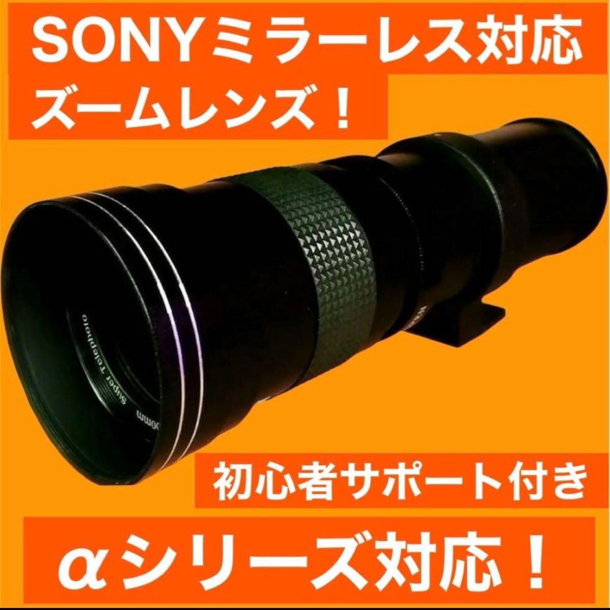 早い者勝ちSONYミラーレス対応 ズームレンズ カメラ初心者でも安心