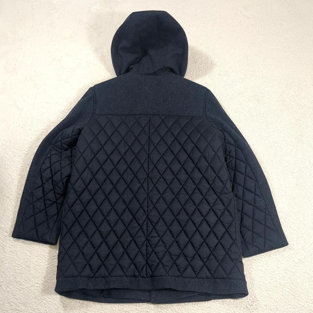 Paul Smith ポールスミス 異素材ダッフルコート キルティング ネイビー