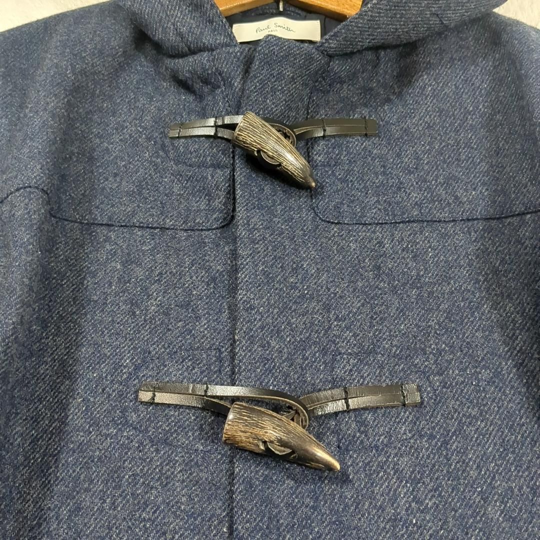 Paul Smith ポールスミス 異素材ダッフルコート キルティング ネイビー