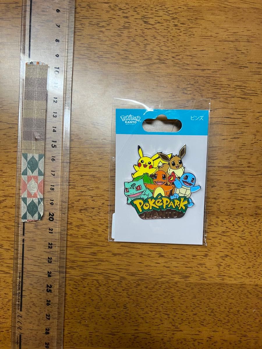 ポケパークカントー限定ピンズ ピカチュウ・イーブイ・フシギダネ