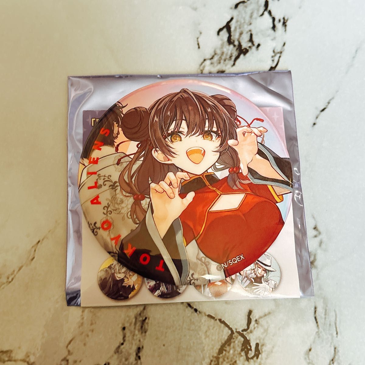 東京エイリアンズ トレーディングビッグオーロラ缶バッジ 明明｜Yahoo