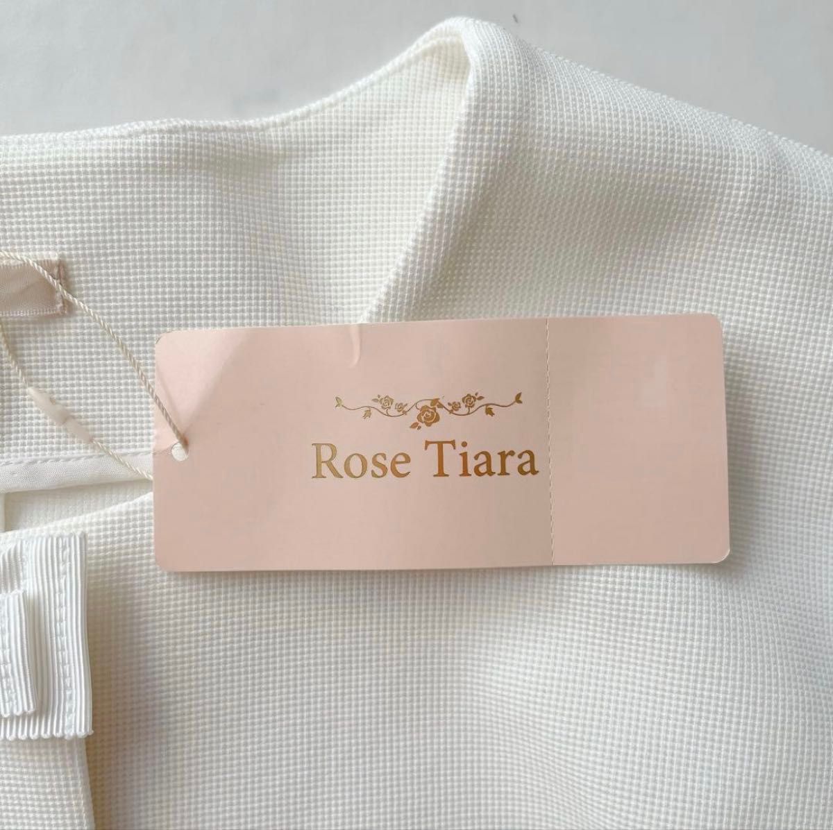タグ付 未使用 ローズティアラ Rose Tiara ノーカラー ジャケット