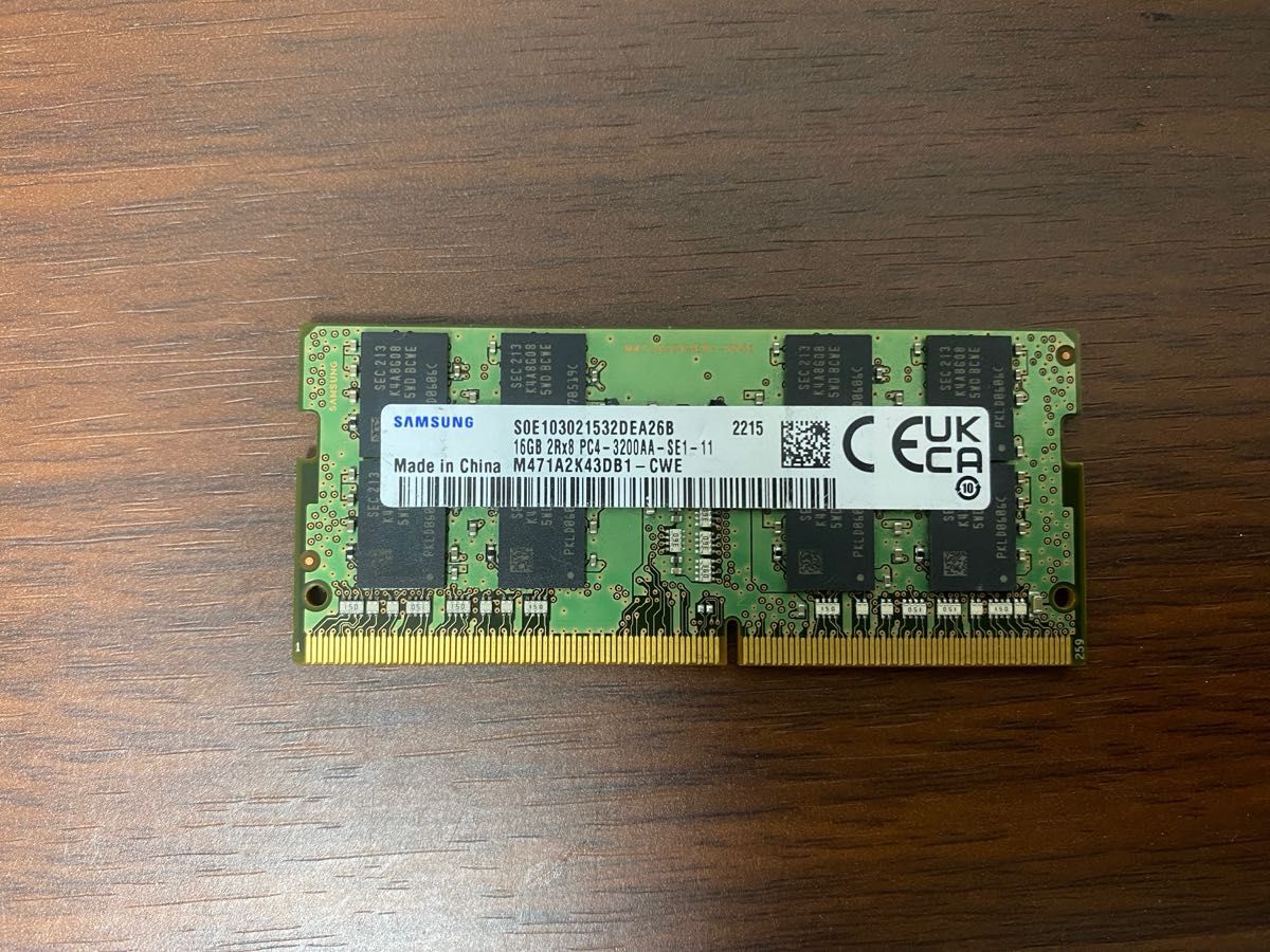Samsung 16GB 2Rx8 PC4-3200AA-SE1-11｜Yahoo!フリマ（旧PayPayフリマ）