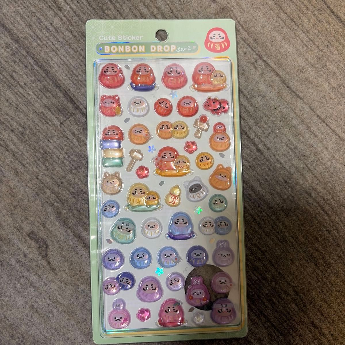 正規品 ボンボンドロップシール 和柄 新作 だるま 第二弾｜Yahoo