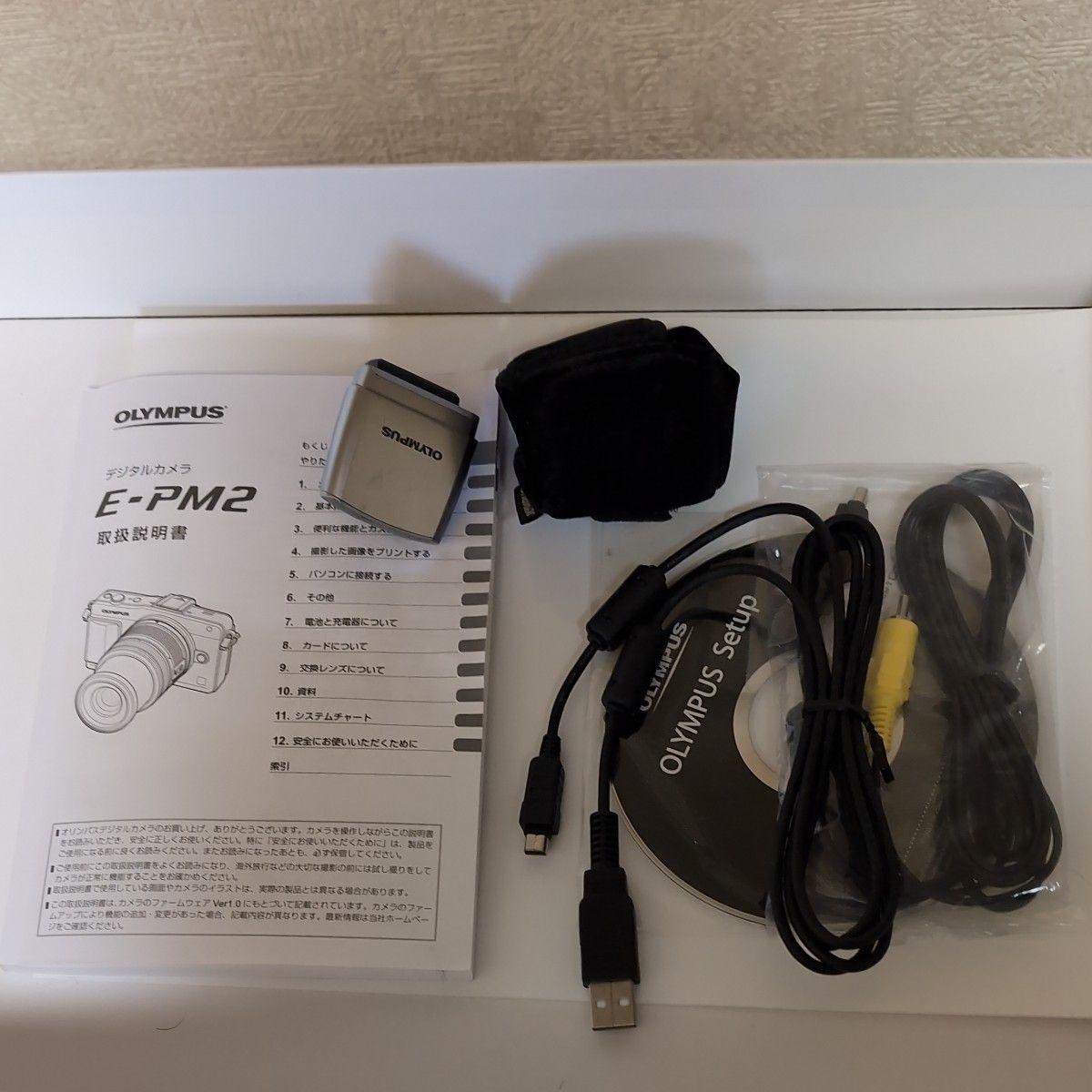 OLYMPUS PEN mini E-PM2 レンズキット ホワイト｜Yahoo!フリマ（旧