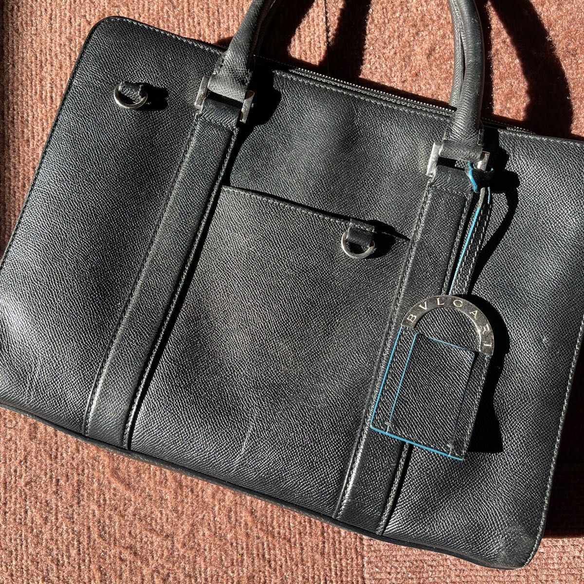 BULGARI ブルガリ ビジネスバッグ ガンチーニ サフィアーノ｜Yahoo