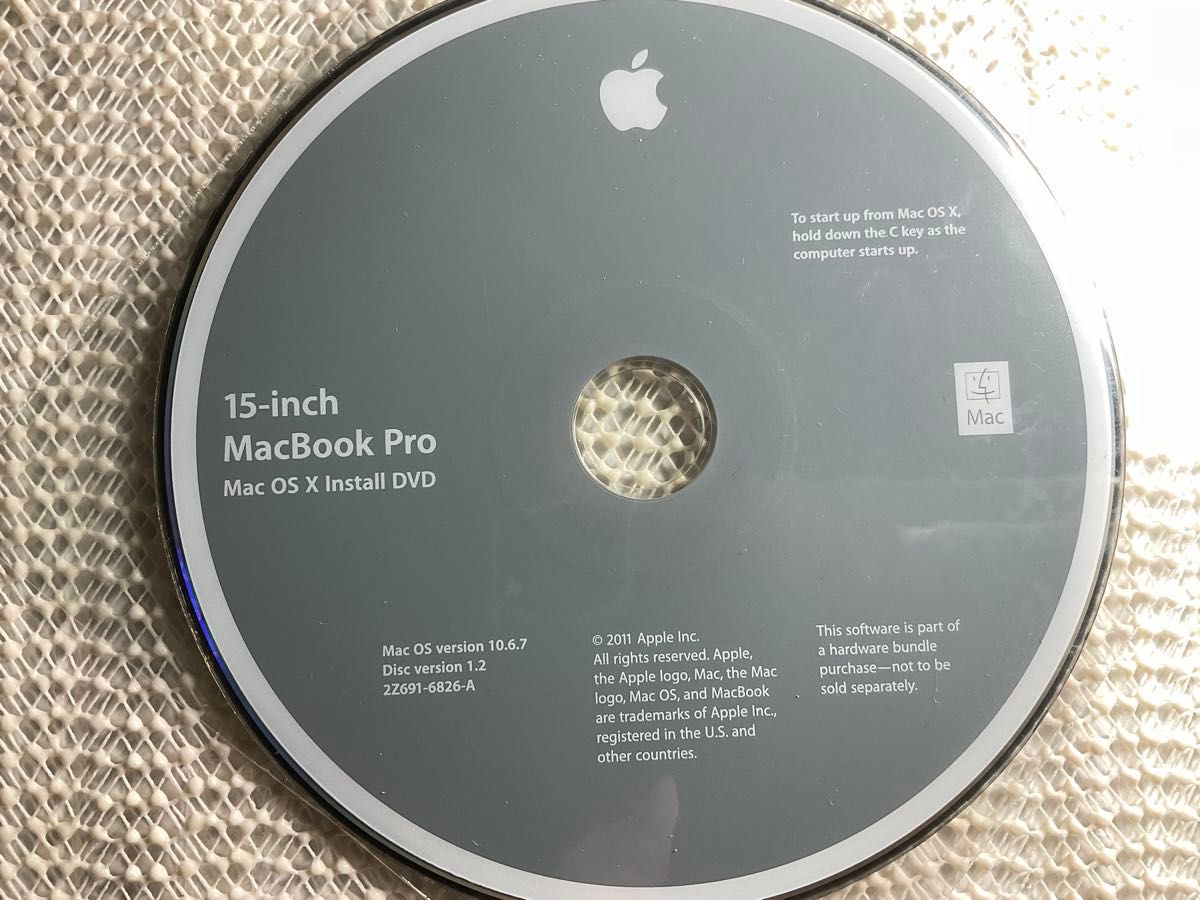 MacBook Pro 15インチ A1286 初期化済み DVD付属 MacBook Pro 15インチ