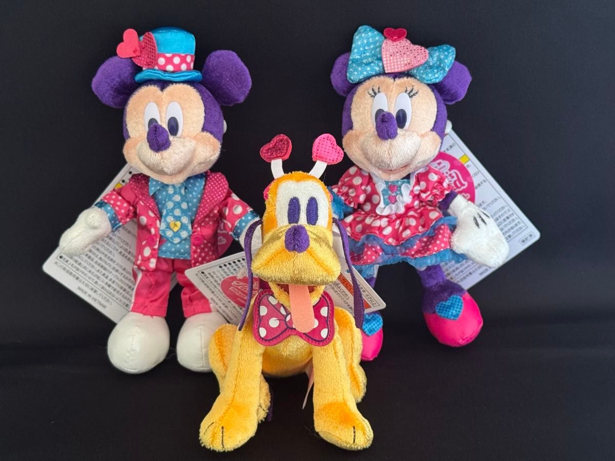 ディズニー パルパル 2026 ぬいば ミッキー ミニー プルート セット