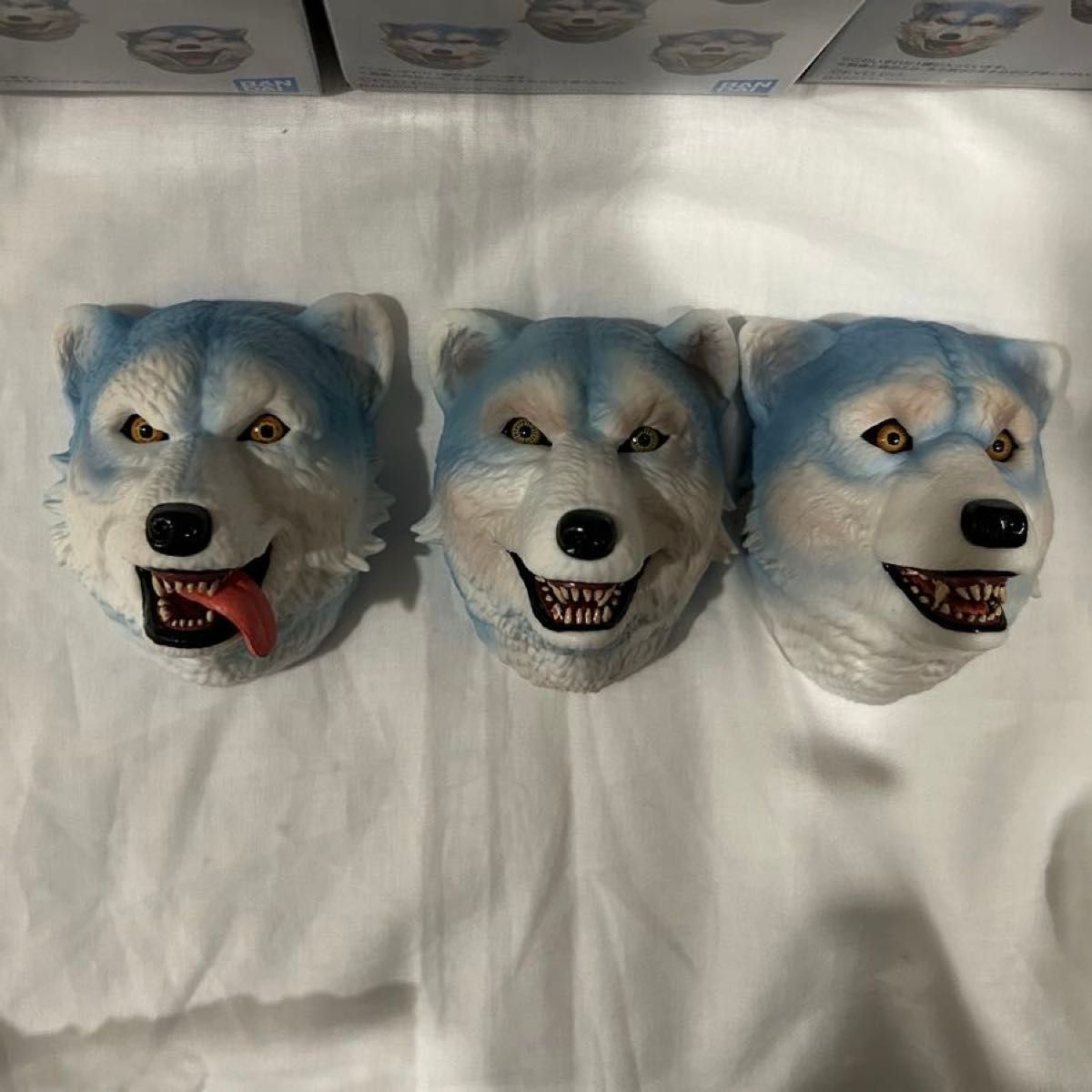 MAN WITH A MISSION フェイスマグネット 3種セット マンウィズ H賞 一