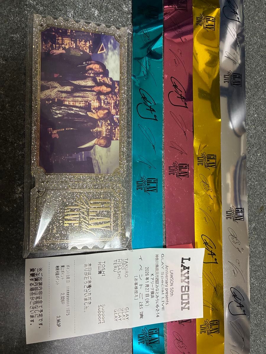 LAWSON 50th Anniversary presents GLAY Special LIVE アクリル