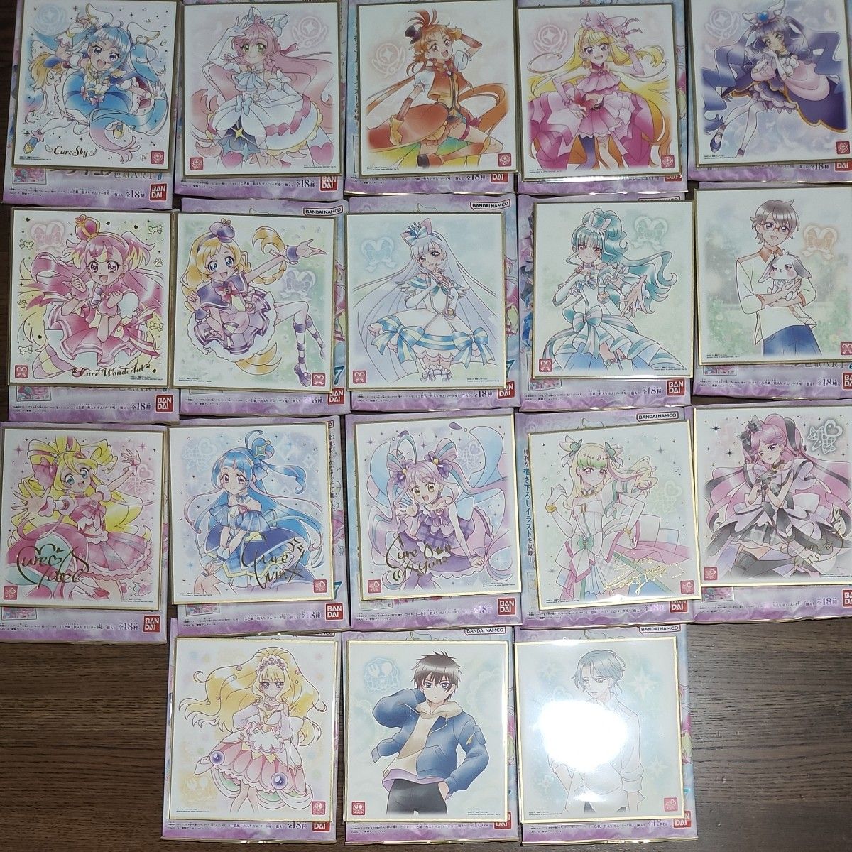 プリキュア 色紙ART7 コンプリートセット 18枚 ラスト1セット｜Yahoo