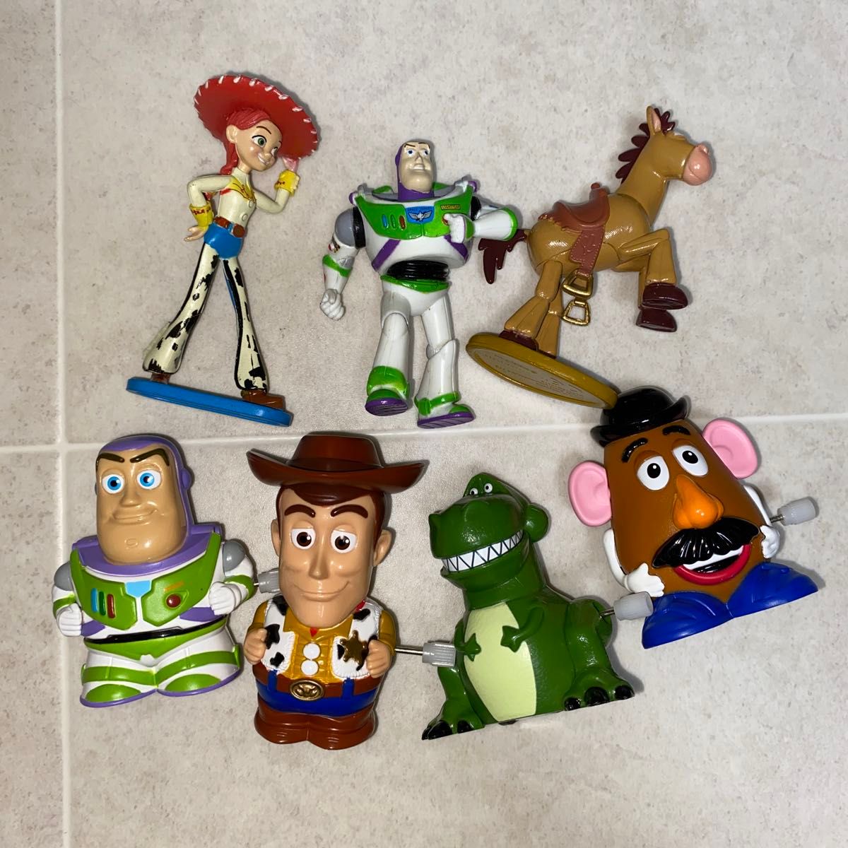 トイストーリー フィギュア 7点セット ウッディ バズ ジェシー