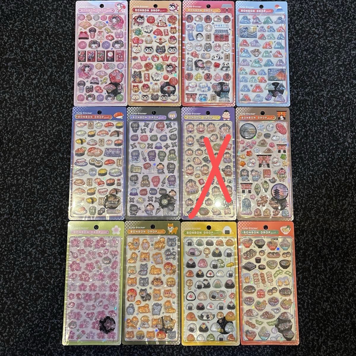 正規品 和柄BONBON DROP ボンボンドロップ シール 11セット まとめ売り