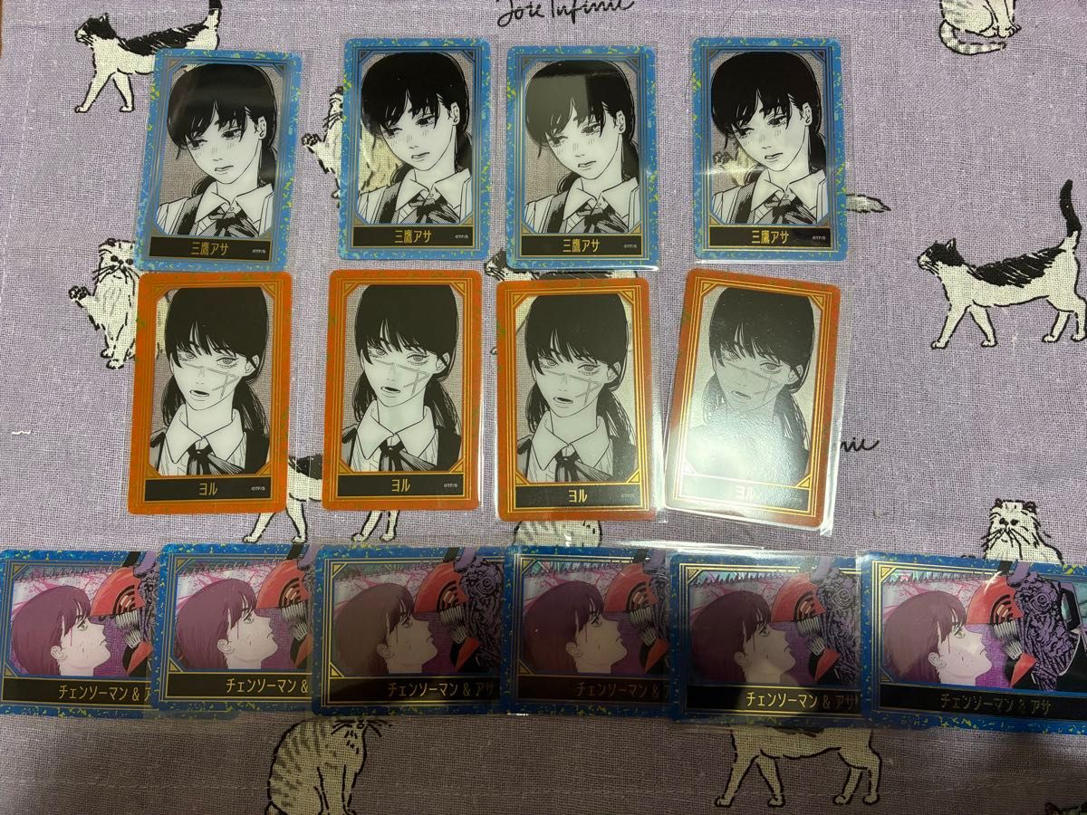 チェンソーマン 箔押し クリアカード コレクション 三鷹アサ ヨル 戦争