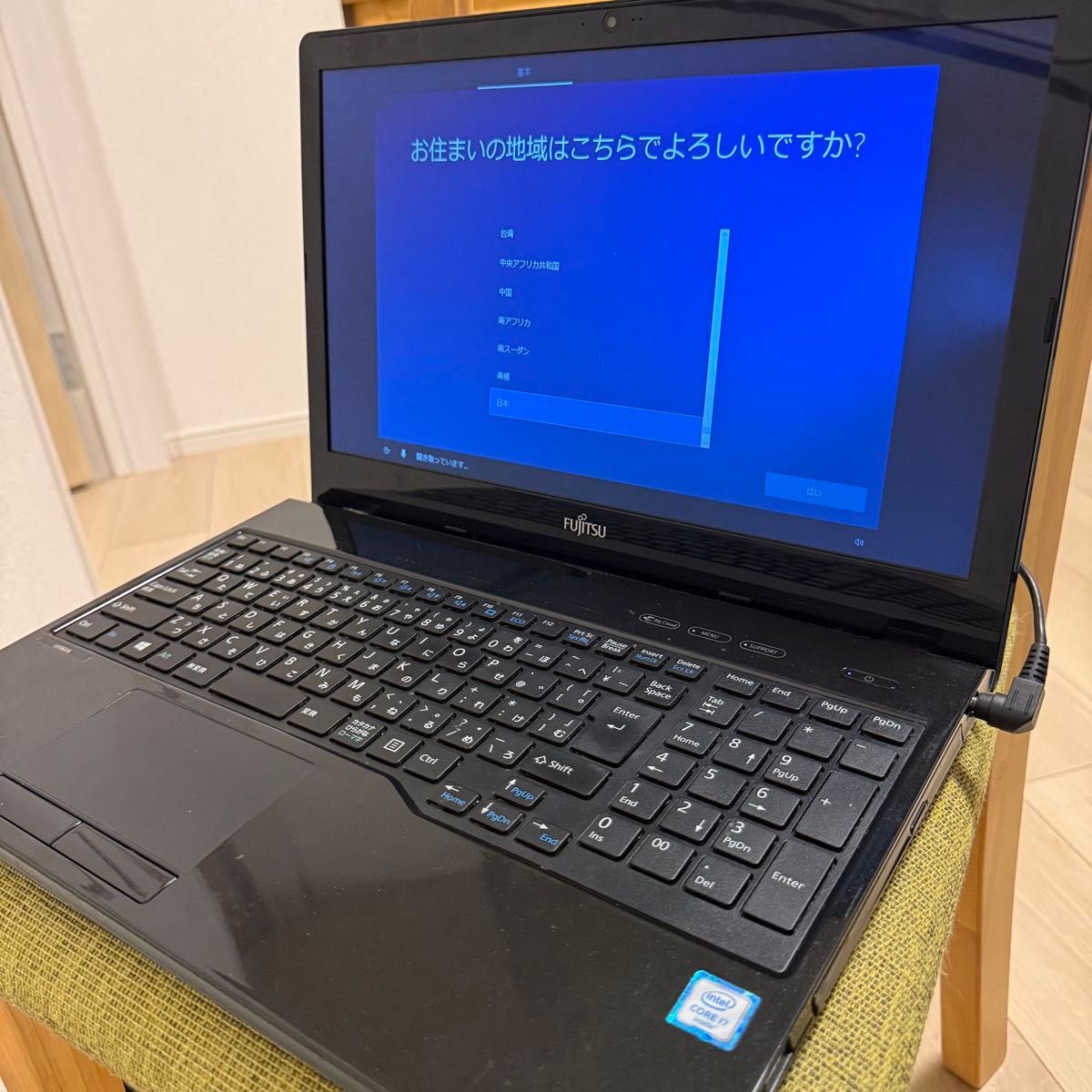 富士通 2021年製 WA1/F3 ジャンク SSD RAM無し BIOS OK 富士通 2021年