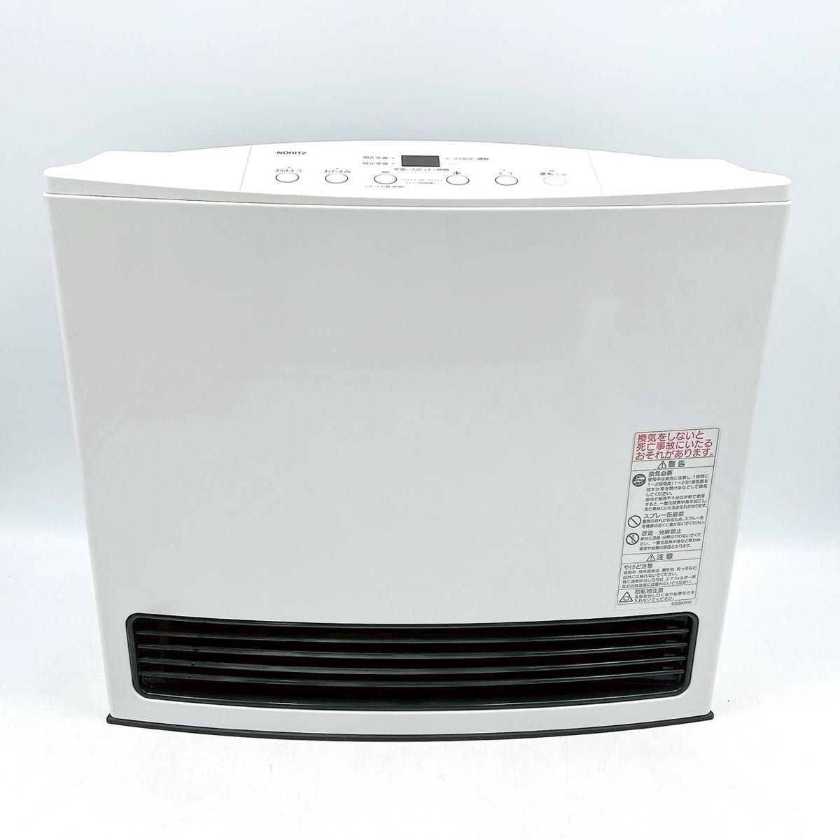 ノーリツ ガスファンヒーター GFH-4004S-W5 都市ガス 2017年製｜Yahoo