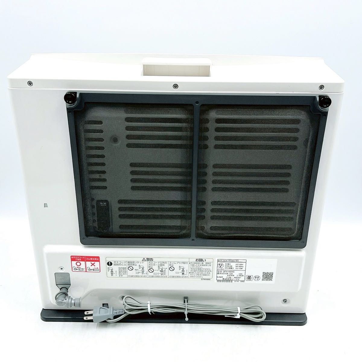 ノーリツ ガスファンヒーター GFH-4004S-W5 都市ガス NORITZ ノーリツ