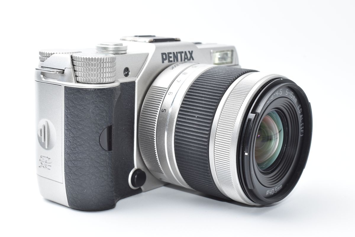 バッテリーx2付き】ペンタックス PENTAX Q7 シルバー レンズキット