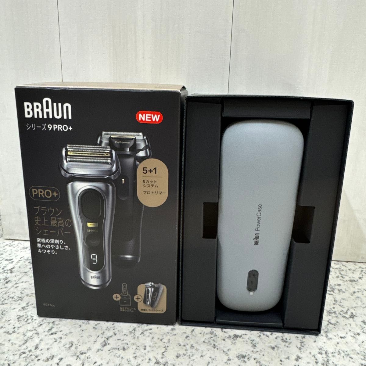 未使用級 ブラウン シリーズ9 PRO+ 9577cc アルコール洗浄済 BRAUN