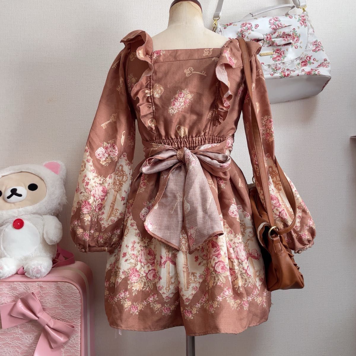 激レア 当時物】LIZ LISA リズリサ 花柄 ワンピース リボン 姫ギャル