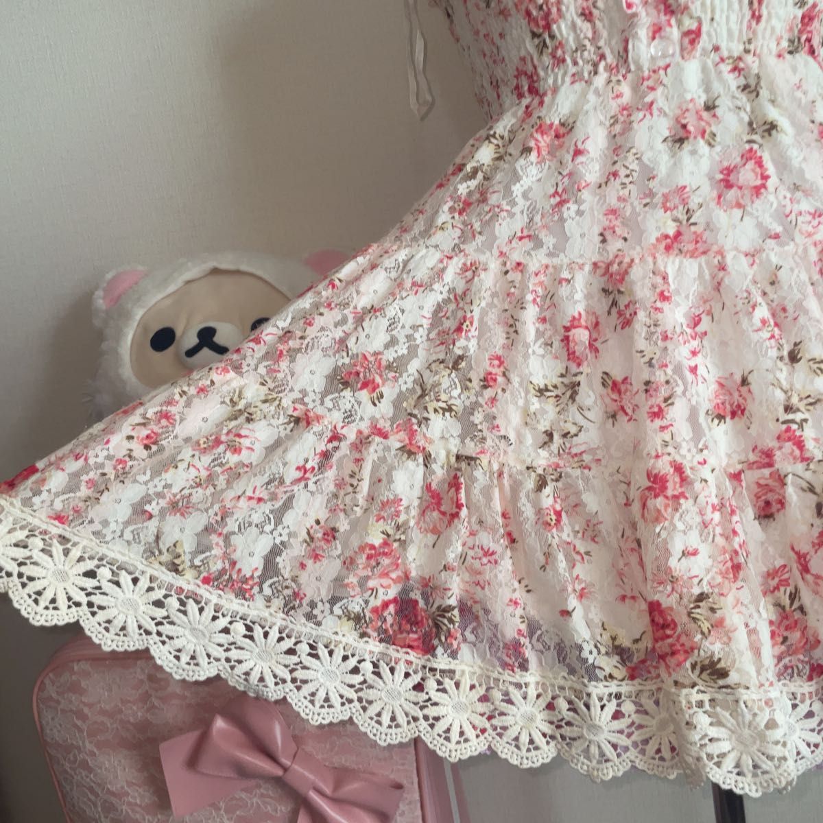 激レア 当時物】LIZ LISA リズリサ パワーネット 花柄ワンピース 姫