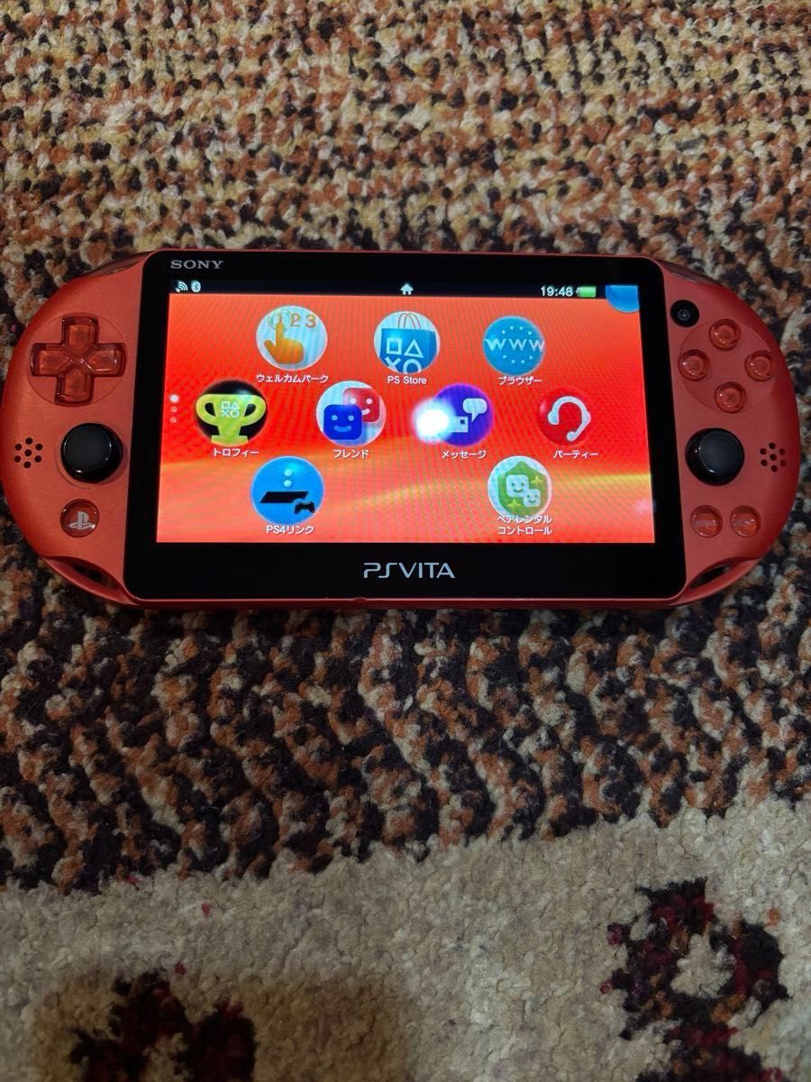 SONY PlayStation Vita PCH-2000 メタリックレッド PSVITA 本体｜Yahoo