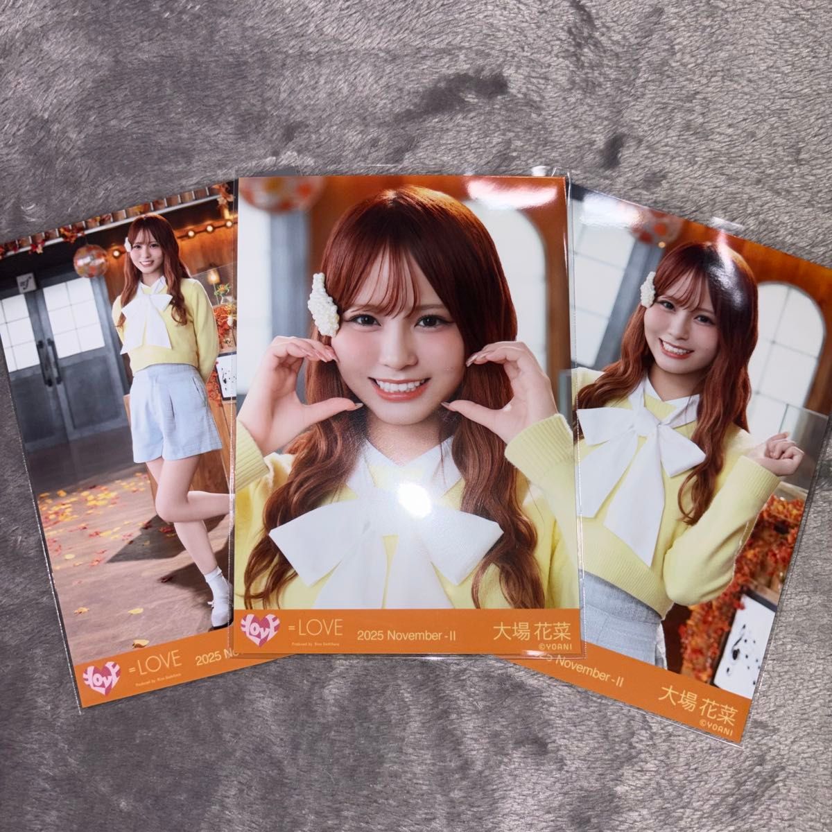 LOVE イコラブ イコールラブ 大場花菜 生写真 木漏れ日メゾフォルテ