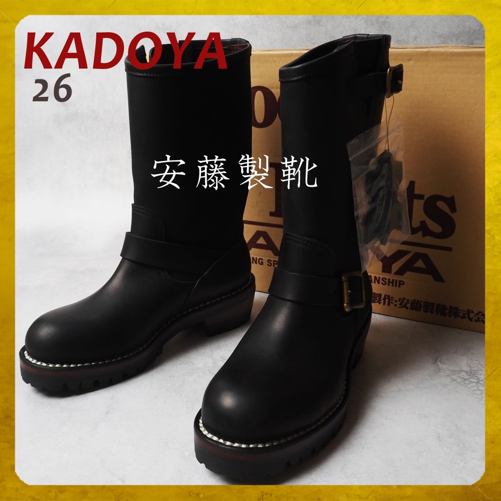 安藤製靴製 箱付き未使用品 KADOYA カドヤ ノルウェイジャン製法 K'S