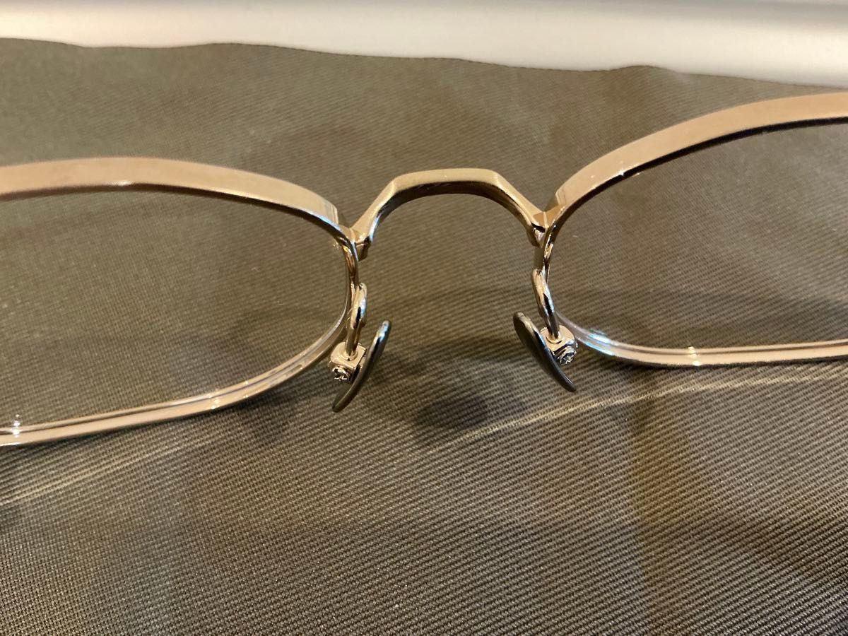 極上美品 金子眼鏡KM-93 メガネ BWG フルチタン 極上美品 金子眼鏡 KM