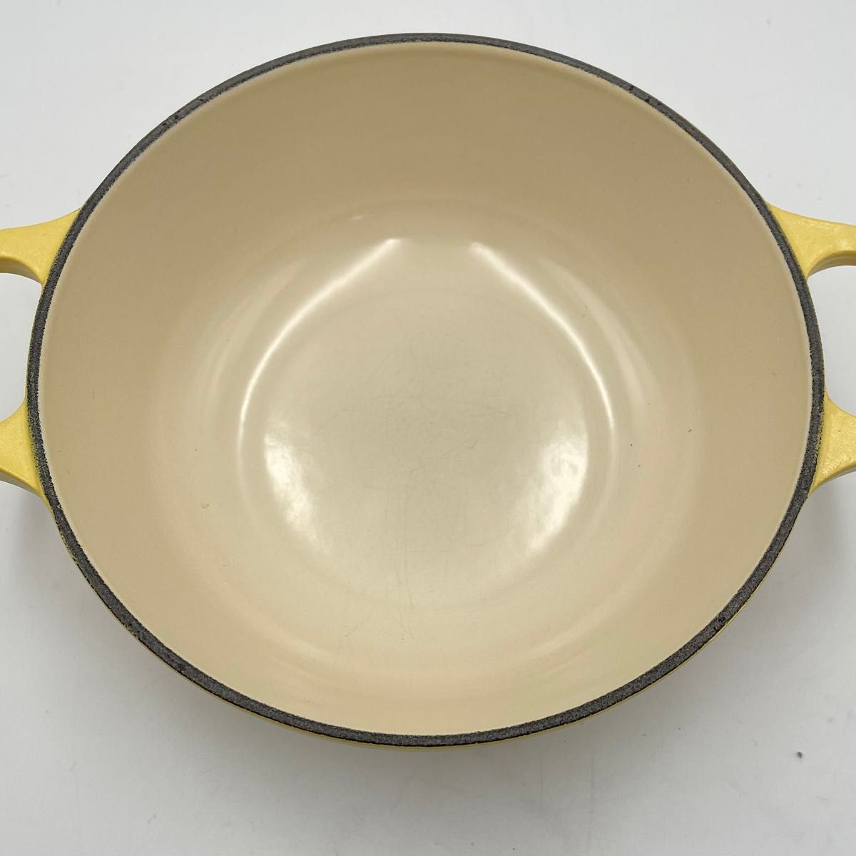 美品 LE CREUSET ル・クルーゼ マルミット 18cm ミモザ 両手鍋｜Yahoo