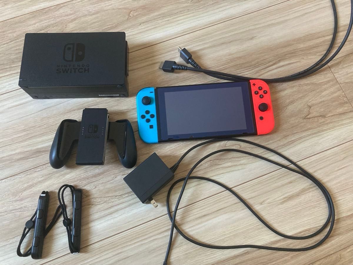 Nintendo Switch 新型モデル ネオンレッド/ネオンブルー 本体