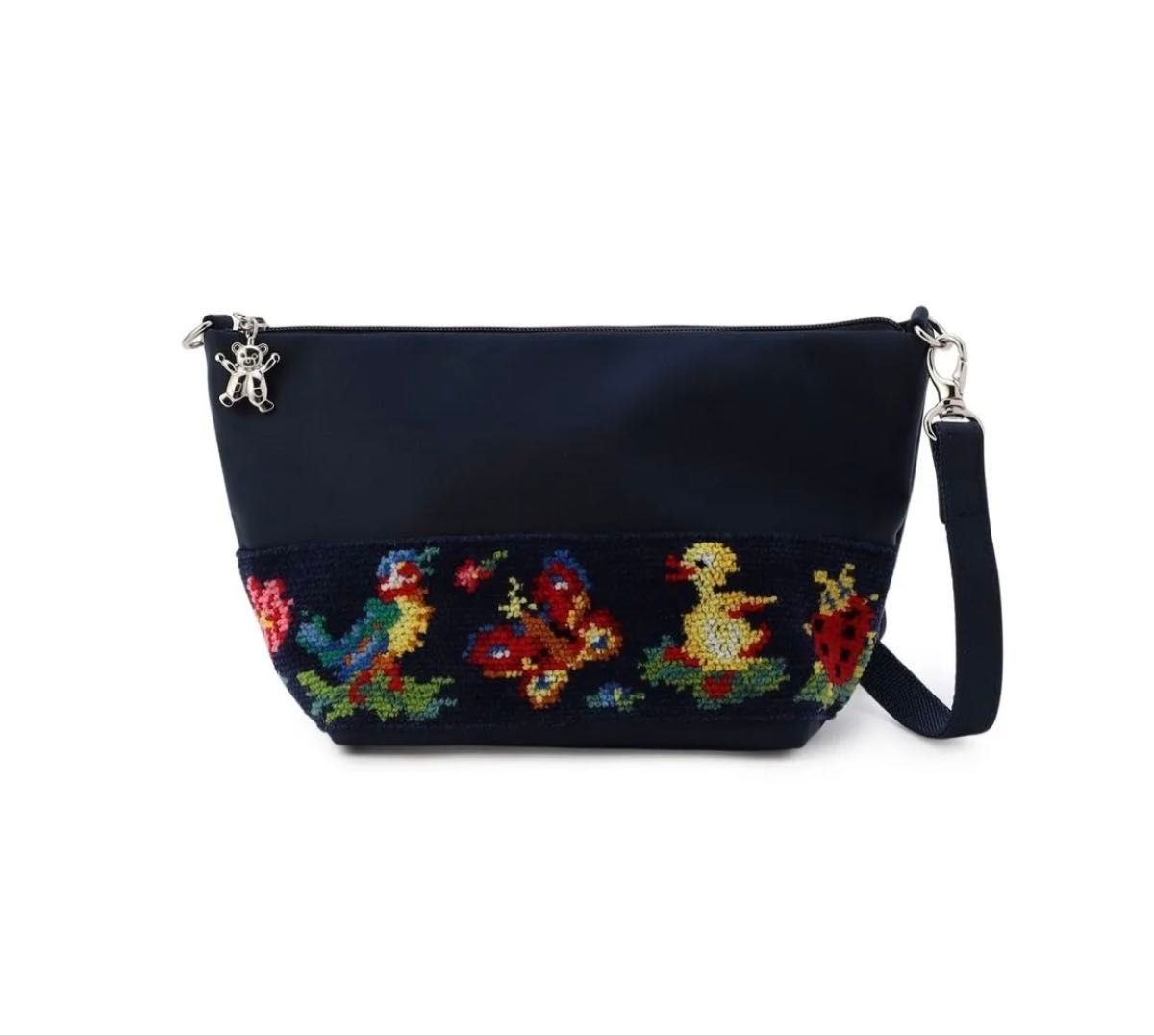 ハイジ ミニショルダーバッグ フェイラー VERY コラボ ネイビー 学校