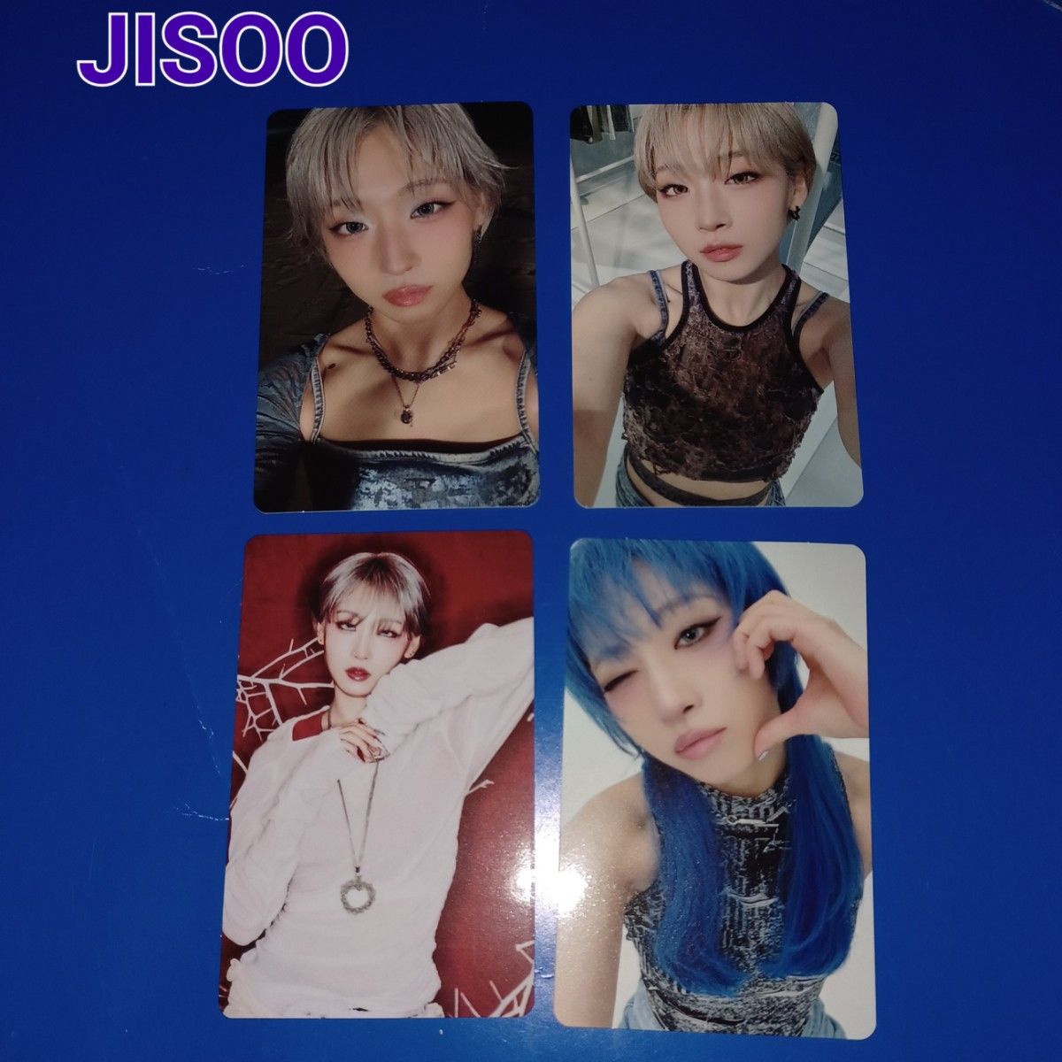 HANA JISOO BLUE JEANS ROSEトレカ4枚セット｜Yahoo!フリマ（旧PayPay