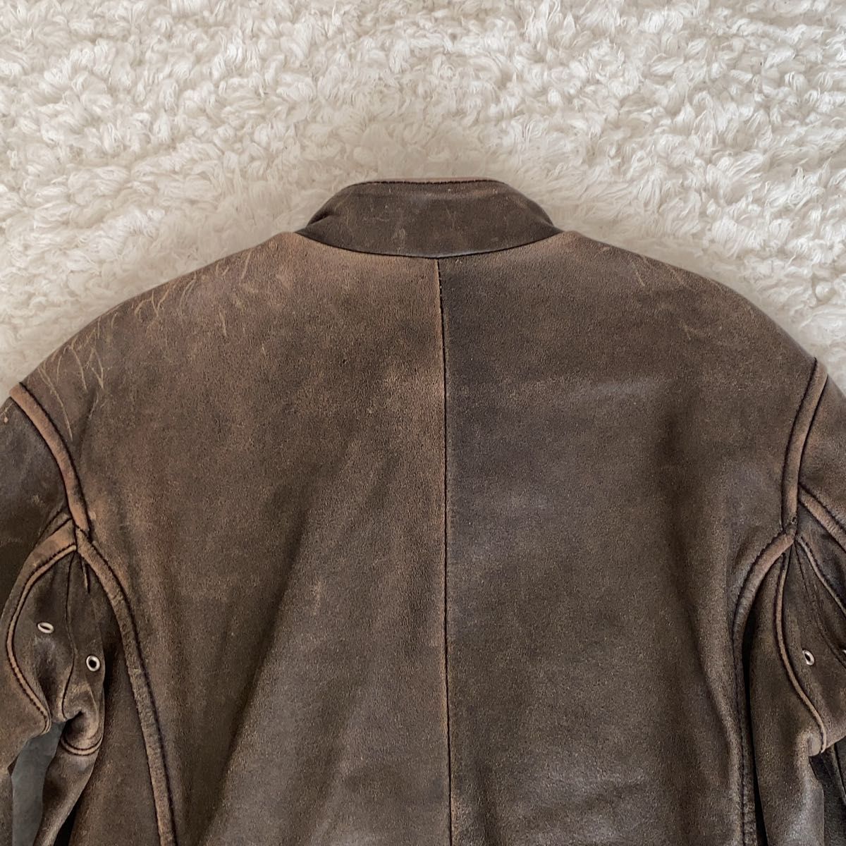 AVIREX レザー ジャケット シングルライダース ヴィンテージ加工 M