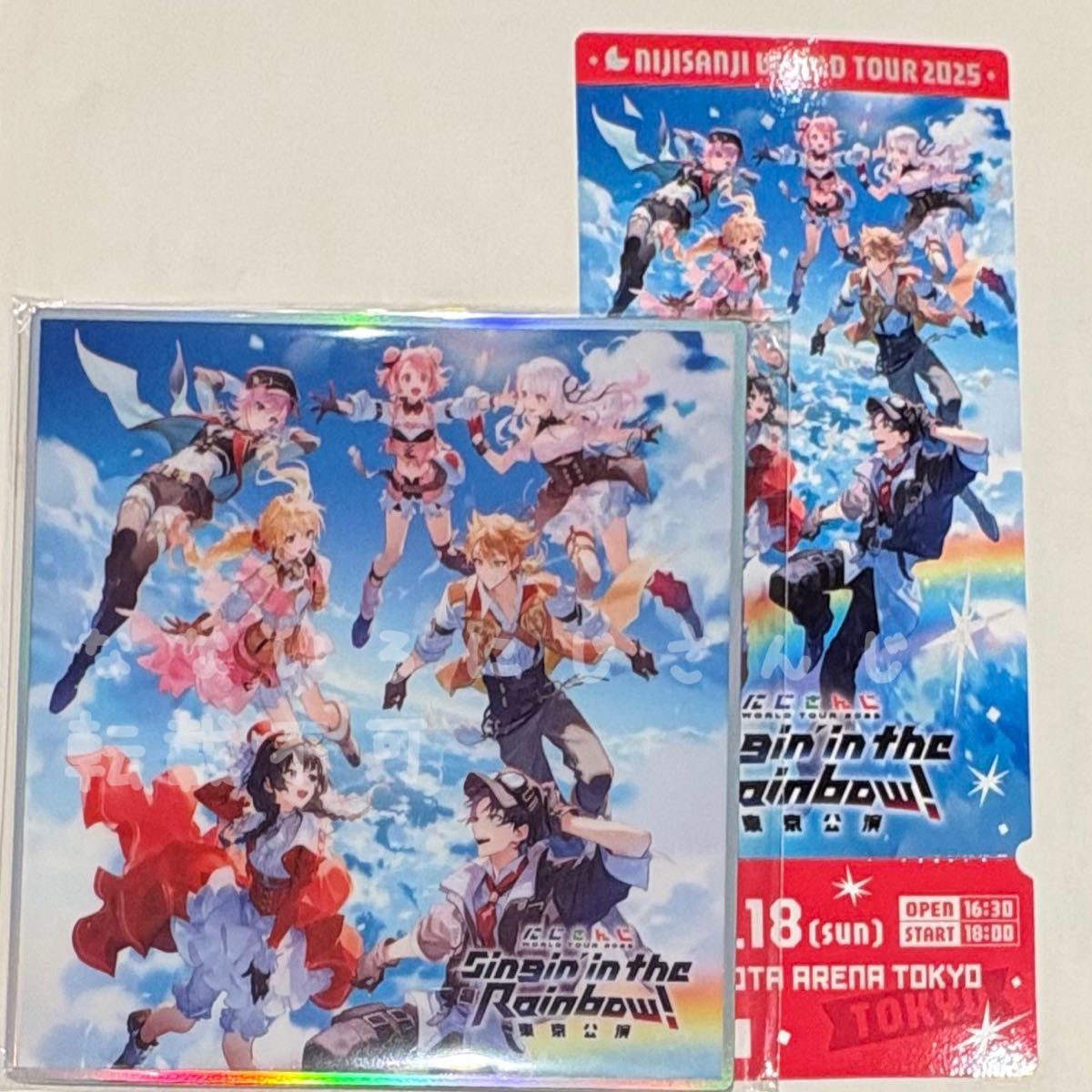 SitR東京 にじさんじ 特典 メモリアルチケット風カード 特典 アクリル